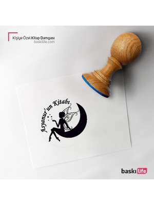 Baskı Life Kişiye Özel Kitap Damgası Kitap Mührü Kaşe Kitap Mühür Özel Damga 305