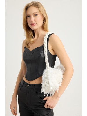 Home Store Örgü Saplı Çanta