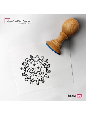 Baskı Life Kişiye Özel Kitap Damgası Kitap Mührü Kaşe Kitap Mühür Özel Damga 274