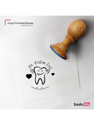 Baskı Life Kişiye Özel Kitap Damgası Kitap Mührü Kaşe Kitap Mühür Özel Damga 324