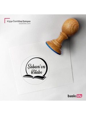 Baskı Life Kişiye Özel Kitap Damgası Kitap Mührü Kaşe Kitap Mühür Özel Damga 228