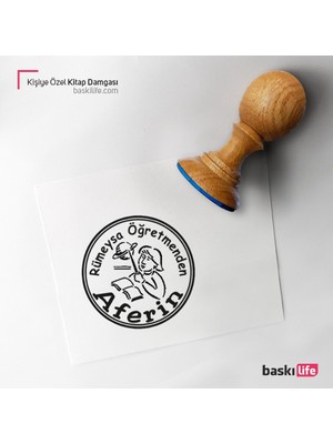 Baskı Life Kişiye Özel Kitap Damgası Kitap Mührü Kaşe Kitap Mühür Özel Damga 278