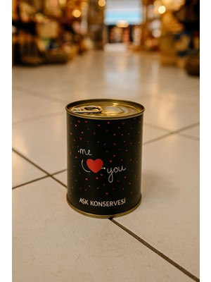 Seymen Bıçakçılık Aşk Konservesi – Romantik Sevgiliye Hediye Kutusu – I Love You Temalı Özel  Kutu