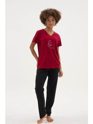 Purificado %100 Pamuk Yeni Sezon Kadın Modern Pijama Takımı