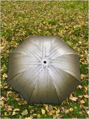 Normadia Rüzgarda Kırılmaz Su Damlası Duman Renkli Kadın Şemsiye