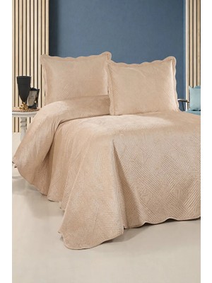 Mata Çeyiz Bella Home Toyo Vera Çift Kişilik Yatak Örtüsü Seti | 250X260 cm | Modern Tasarım | Şık ve Zarif Görünüm