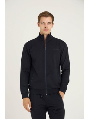 Kly %95 Pamuk Erkek Fermuarlı Eşofman Takımı Şık Tasarım