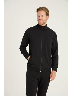 Kly %95 Pamuk Erkek Fermuarlı Eşofman Takımı Şık Tasarım