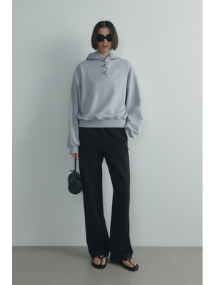 Suud Collection Siyah Homie Yıkamalı Eşofman