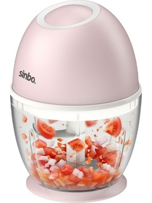 Sinbo Shb 7503 Şarjlı Mini Doğrayıcı Rondo Paslanmaz Çelik 3 Bıçaklı