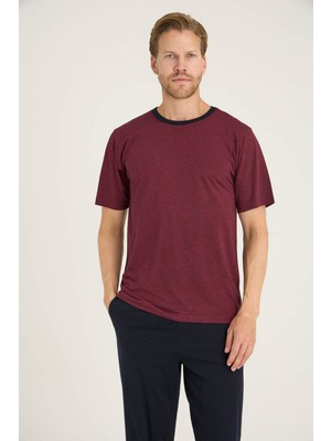 Kly Erkek O.yaka Pijama Takımı Konforlu Uyku Modern Tasarım