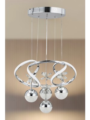 Ronisu Aydınlatma Lumo Sarkıt LED Avize - Oturma Odası, Salon, Mutfak Uyumlu Şık Avize