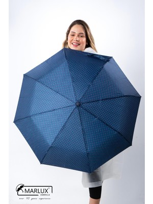 Normadia Mini Puantiyeli Kadın Otomatik Şemsiye, Şık ve Hafif Tasarım