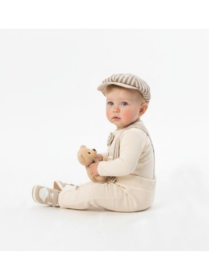 MİNİM Erkek Kasketli 3lü Takım - Günlük - Bayramlık - Özel Gün