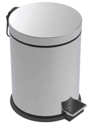 Duxxa Pedallı Çöp Kovası 5 Lt SS.304