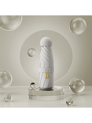 Normadia Ultra Hafif Mini Kapsül Şemsiye, Güneş ve Yağmur Için Çift Kullanım