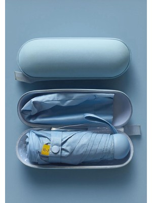 Normadia Mini Kapsül Şemsiye Çantalı, Hafif ve Su Geçirmez, Seyahat Için Pratik