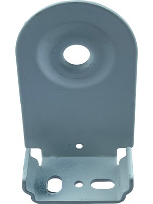 MorPerde Dar Kasa Metal Beyaz Boyalı Yuvarlak Delikli Ayak