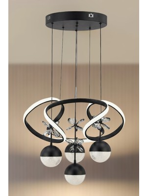 Ronisu Aydınlatma Lumo Sarkıt LED Avize - Oturma Odası, Salon, Mutfak Uyumlu Şık Avize