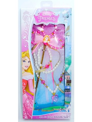 Renklime Disney Aurora Asa - Kolye - Bileklik Seti