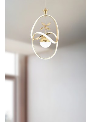 Ronisu Aydınlatma Halux Sarkıt LED Avize - Oturma Odası, Salon, Mutfak Uyumlu Şık Avize