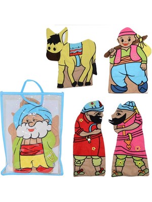 Renklime AND-5000 Milli Kahramanlar Kukla Seti  5li