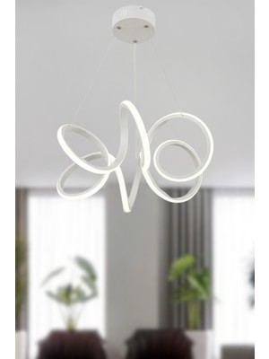 Ronisu Aydınlatma Virella Sarkıt Ledli Avize - 4 Farklı Renkli Şık Sarkıt Ledli Avize