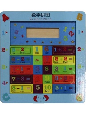 Renklime Ahşap Eğitici Oyuncak