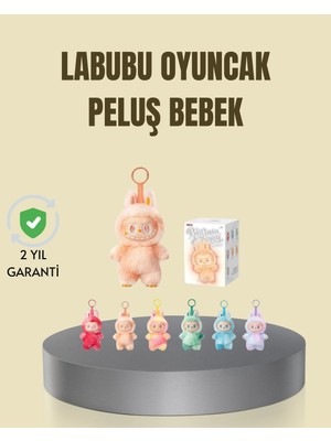 Renklime Dekoratif Labubu Peluş Figür Oyuncak Yeni Seri