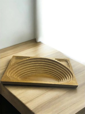 Renklime Evcil Hayvan Dikdörtgen Ahşap Yatak