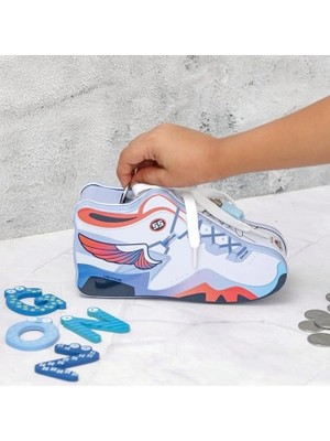 Renklime Metal Ayakkabı Kumbara