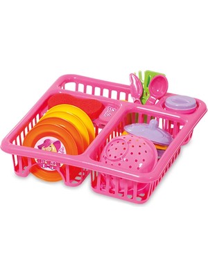 Renklime Barbie Bulaşıklık 21 Parça
