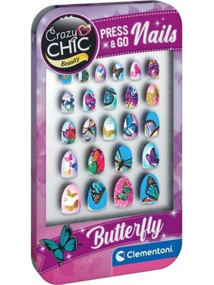 Renklime 18898 Crazy Chic - Tak ve Git Tırnaklar - Kelebek
