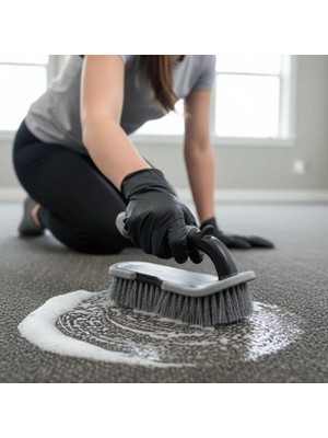 Renklime Saplı Halı, Koltuk ve Araç Temizlik Fırçası