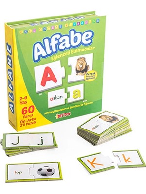 Renklime 1406 Dıytoy, Eğlenceli Bulmacalar - Alfabe / 2-6 Yaş