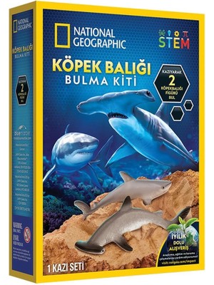 Renklime NAT07002 National Geographic Köpek Balığı Bulma Kiti - Trhamshdıg +6 Yaş
