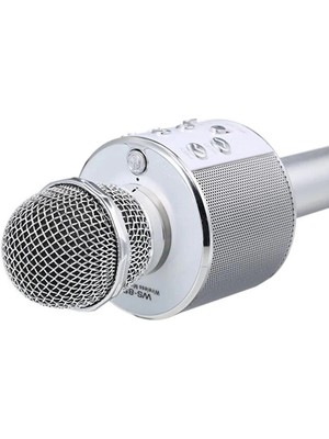 Renklime Karaoke Kablosuz Mikrofon  - ARS-WS858 - 1  Adet Stokta Olan Gönderilir