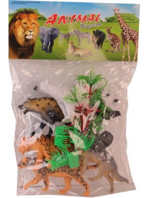 Renklime 050-A27 Pvc De Vahşi Hayvanlar Seti 72