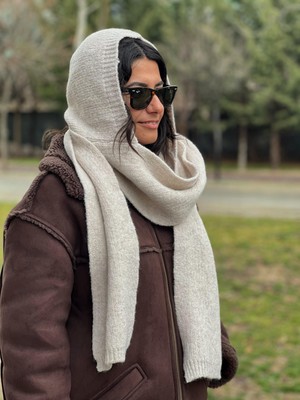 Trend Nexus Kapüşonlu Şal-Atkı