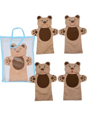 Renklime AND-5005 Yüz Ifadeleri Kukla Set 6lı