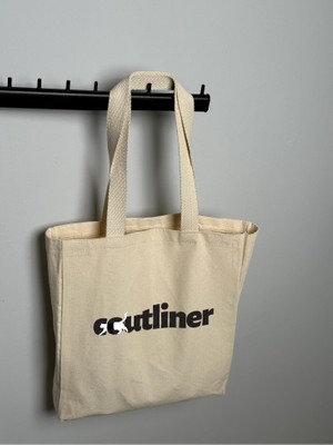 Coutliner Catwalk Baskılı Bez Çanta