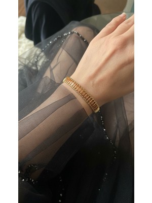 Solène Milla Rose Gold Altın Kaplama Çelik Bileklik