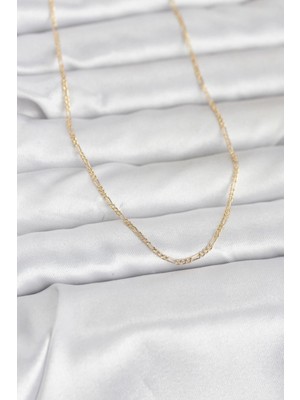 Renklime cm 14K Gold Renk 60 cm Zincirli Kadın Kolye