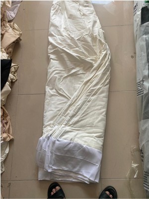 Normadia Su Geçirmez Beyaz Şemsiye Kumaşı 4m Çap Kılıf Hediyeli