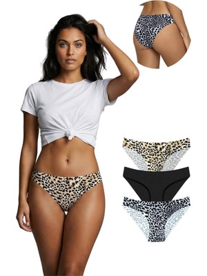 New Lilla 301 Kadın Dikişsiz Lazer Bikini Külot Paketi
