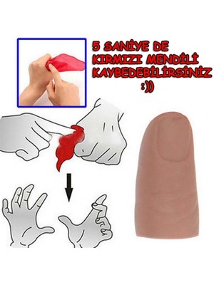 Renklime Sihirli Parmak Mendil Kaybetme Oyunu