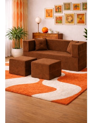 Homedius Loop Katlanır Yatak Olabilen Çok Amaçlı Çift Kişilik Koltuk