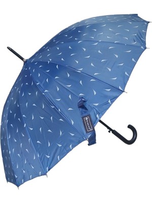 Rubenis Renkli 16 Telli Otomatik Şemsiye, Hafif ve Dayanıklı Tasarım