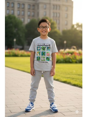 Minecraft Tişört ve Eşofman Altı Takım