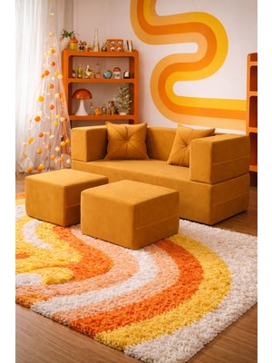 Homedius Loop Katlanır Yatak Olabilen Çok Amaçlı Çift Kişilik Koltuk